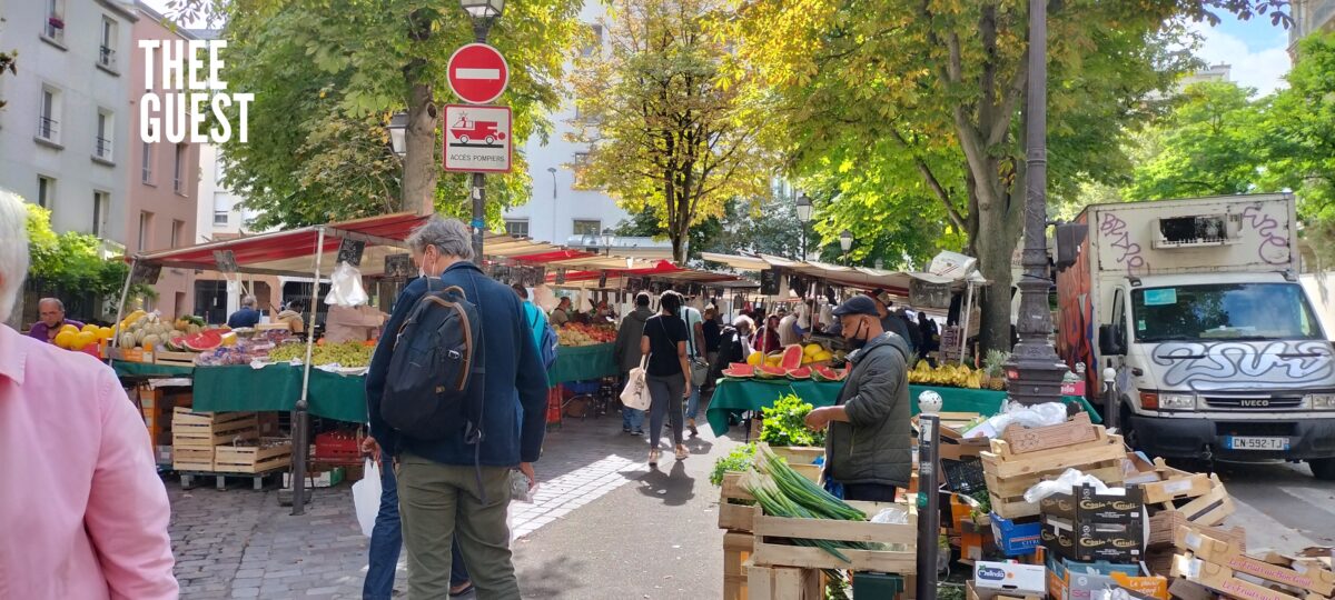 Marché Rue des Pyrénées Hipotel Paris Gambetta République 2