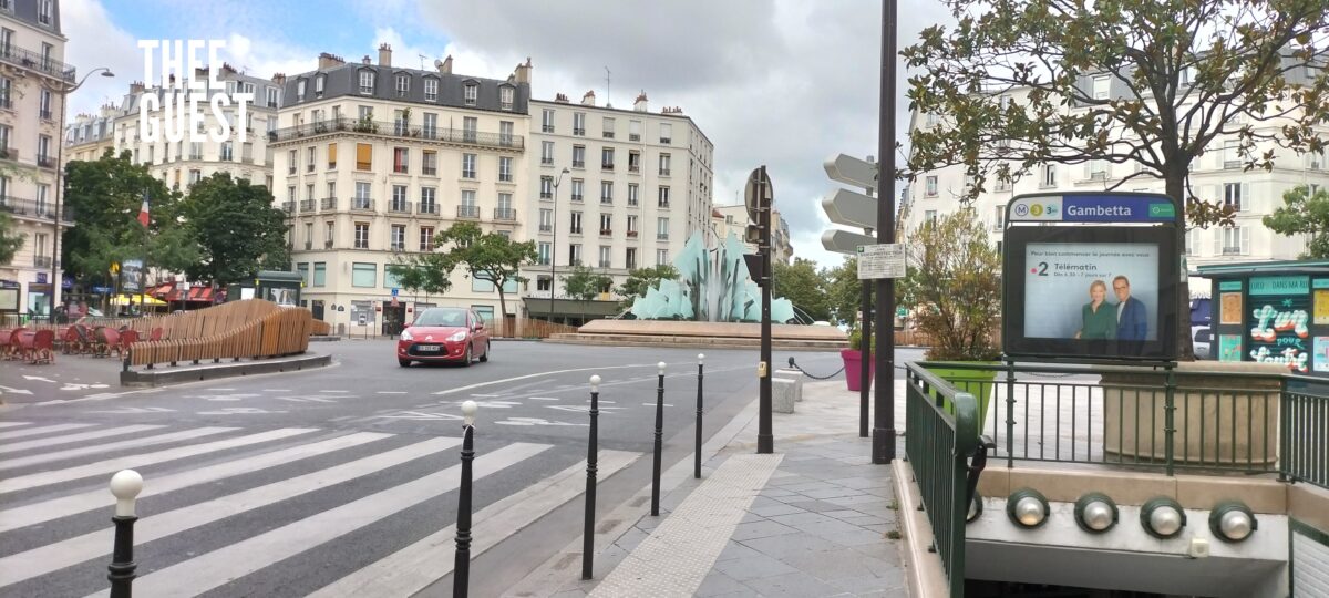 Place Gambetta Hipotel Paris Gambetta République 1