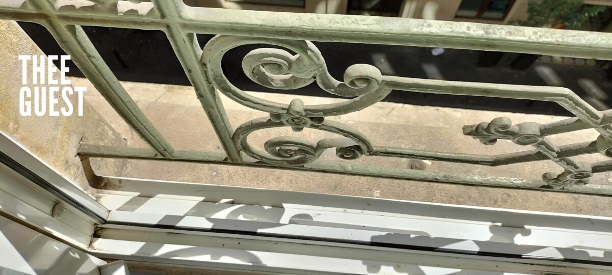 Window railing Jarry Confort hotel review Thee Guest