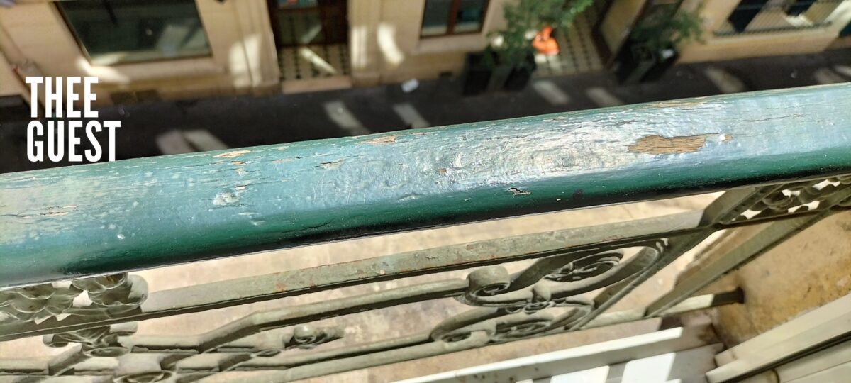 Window railing 3 Jarry Confort hotel review Thee Guest