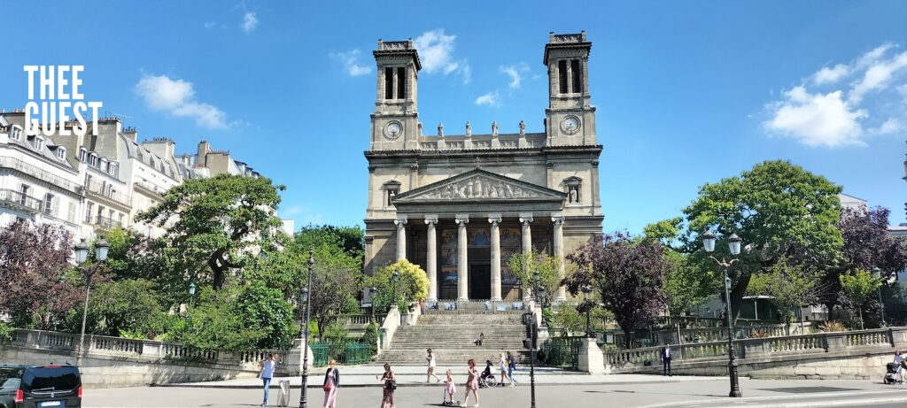 Eglise Saint-Vincent-de-Paul Promenade Boulevard de Magenta Rue des Petits Hôtels Thee Guest