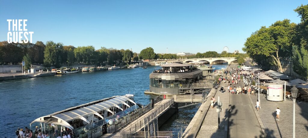 View from Pont Alexandre III Voie Georges Pompidou Thee Guest