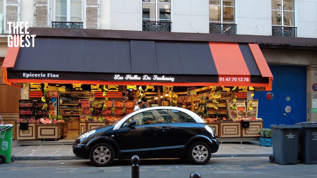 Walk in Paris Boulevard de Magenta Boulevard de Strasbourg Rue du Faubourg Saint-Denis Les Halles du Faubourg Thee Guest