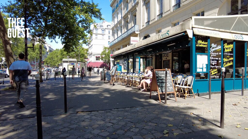 Restaurant Chez Louis Promenade Boulevard de Magenta Rue des Petits Hôtels Thee Guest