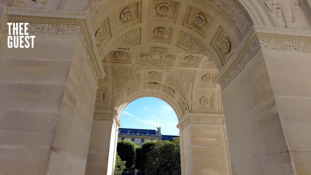 Walk in Paris Arc de Triomphe du Carrousel Details Tuileries Funfair Thee Guest